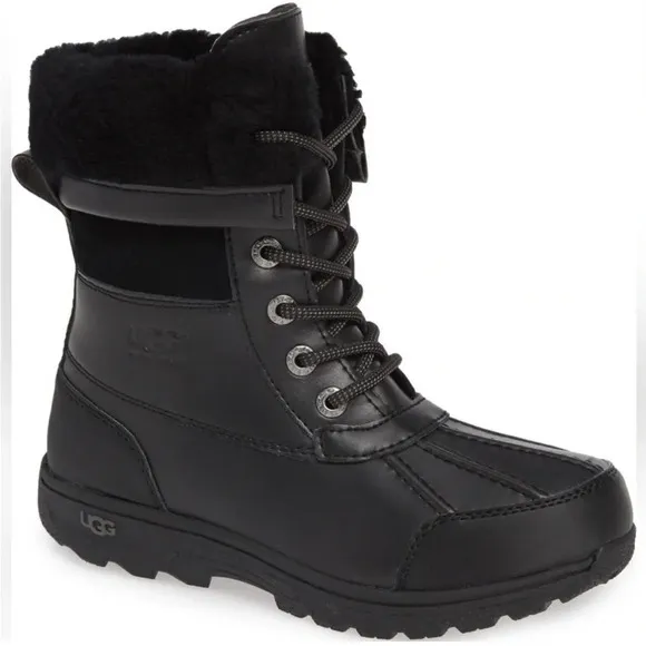 UGG little Kids Butte II waterproof winter Boots unisex size 2