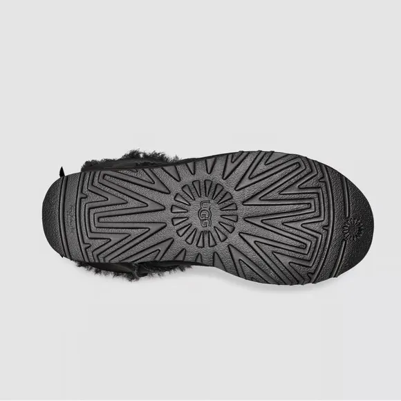 UGG Mini Bailey Bow II black Women SIZE 8 new