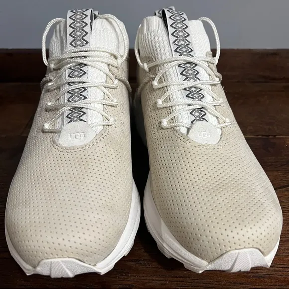 UGG Miwo Sport High Hyperweave Trainer beige Shoes Vibram  Men’s Sz 7