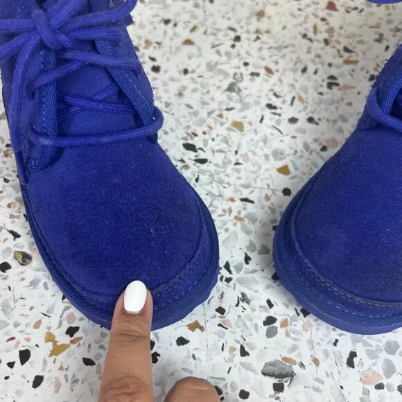Ugg Neumel II Kid's Suede Boot in Blue