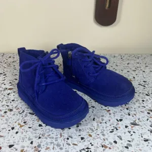 Ugg Neumel II Kid's Suede Boot in Blue