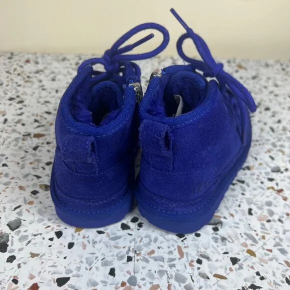 Ugg Neumel II Kid's Suede Boot in Blue