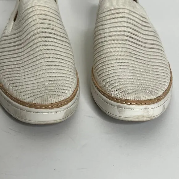 Ugg Sammy Breeze Slip On Sneaker White Shoe Size 10