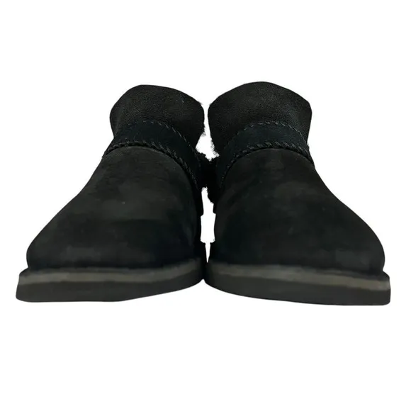 Ugg Shoes Women 6 McKay 1012358 Black Suede With Faux Fur Lining Boot