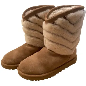 UGG Tania Chestnut Chevron Boots
