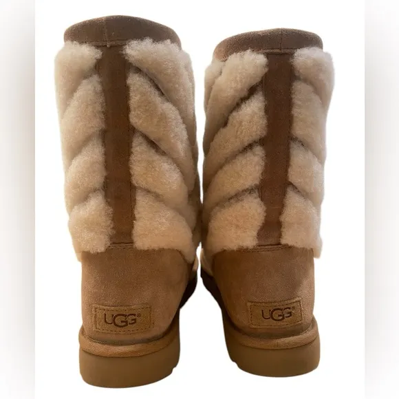 UGG Tania Chestnut Chevron Boots