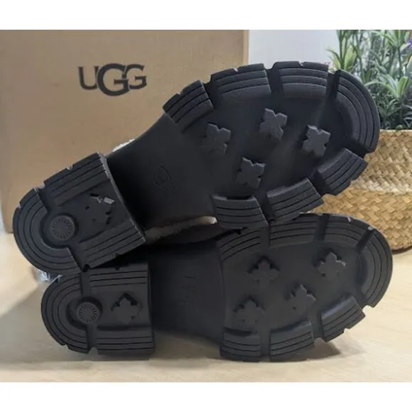 UGG Women's Chestnut Brooklyn Water Resistant Fur Lined Hiker Boots Size 10 NIB