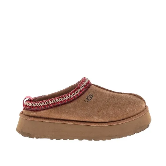 UGG® Women’s Tazz II Shearling Lined Platform Shoes in Chestnut