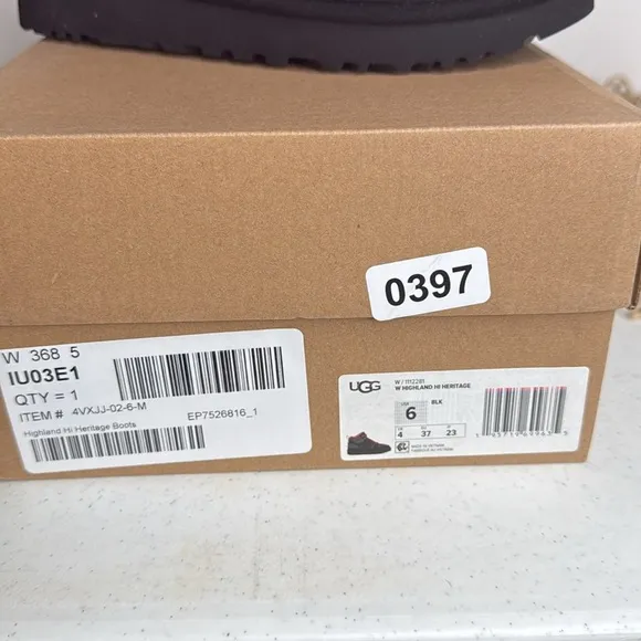 Ugg WOMENS UGG HIGHLAND HI HERITAGE BOOTS Sz 6