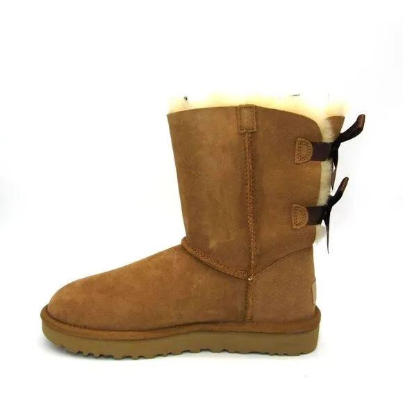 UGG BAILEY BOW ll SHEEPSKIN WOMEN'S BOOTS IN CHESTNUT