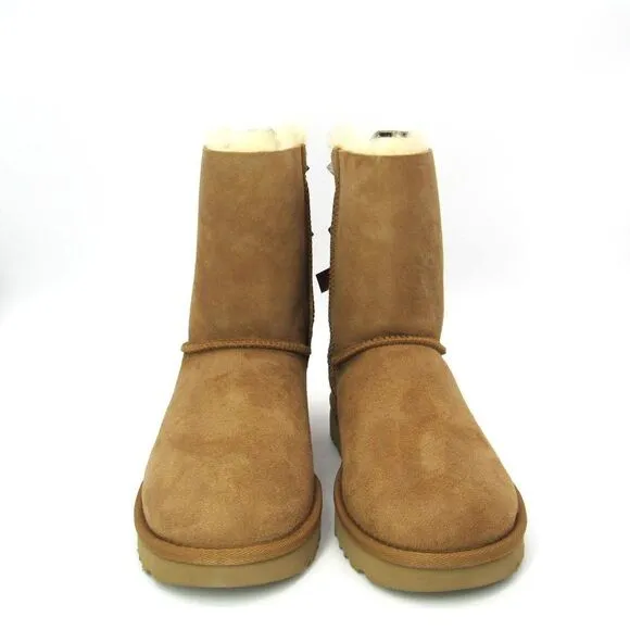 UGG BAILEY BOW ll SHEEPSKIN WOMEN'S BOOTS IN CHESTNUT