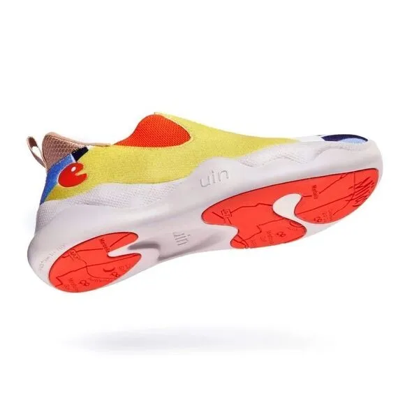 UIN Men's Sneakers Lightweight Walking Comfy Shoes (Piano Keys Mijas II)