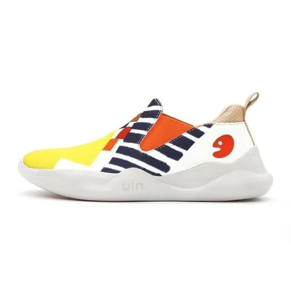 UIN Men's Sneakers Lightweight Walking Comfy Shoes (Piano Keys Mijas II)