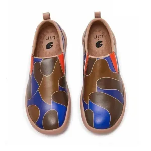 UIN Men's Walking Shoes Slip On Microfiber Casual Loafers (Fusion)