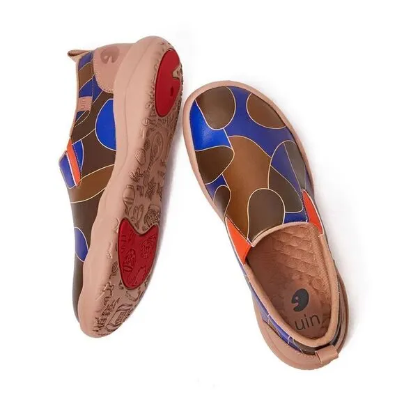 UIN Men's Walking Shoes Slip On Microfiber Casual Loafers (Fusion)