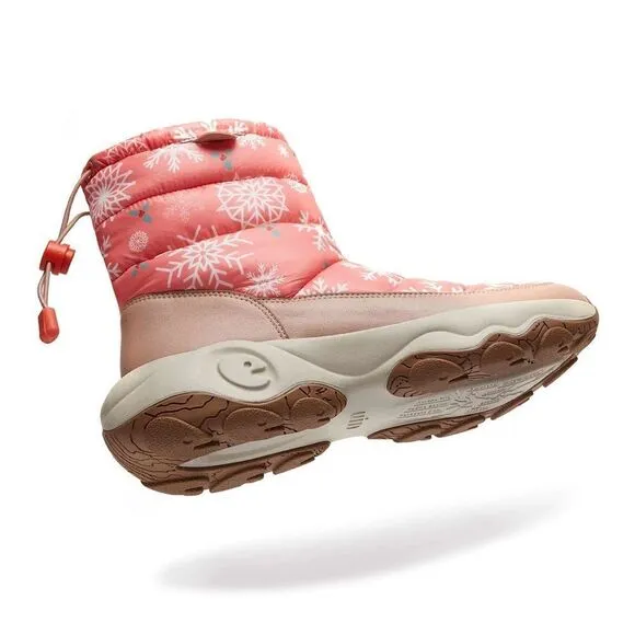 UIN Women's Snow Boots Walking Casual Travel Hiking Shoes(Winter Orange )No Box