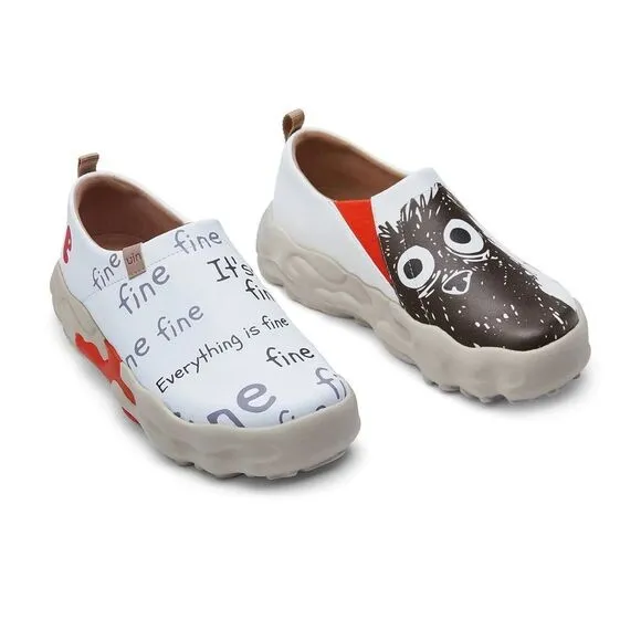 UIN Women's Walking Travel Shoes Casual Sneaker Toledo ⅩⅢ(I'm Fine 4)133 Size9.5