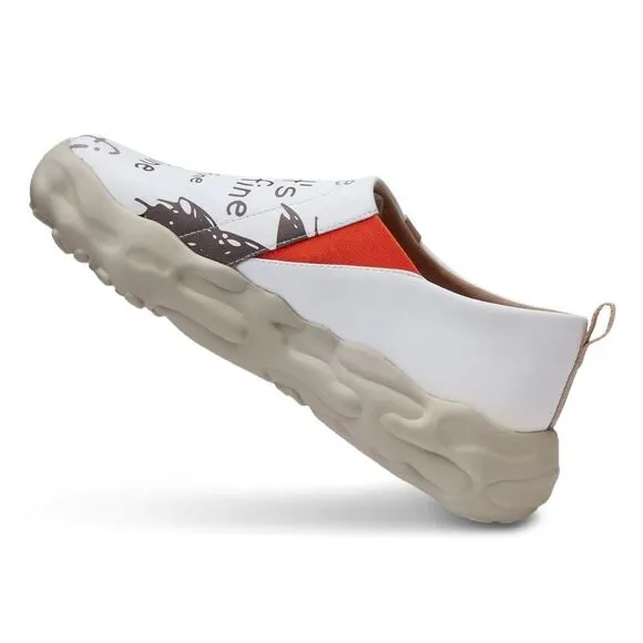 UIN Women's Walking Travel Shoes Casual Sneaker Toledo ⅩⅢ(I'm Fine 4)133 Size9.5