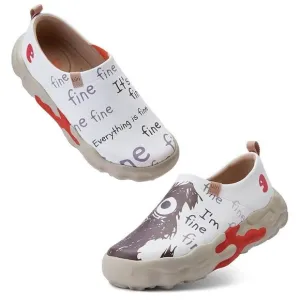 UIN Women's Walking Travel Shoes Casual Sneaker Toledo ⅩⅢ(I'm Fine 4)133 Size9.5