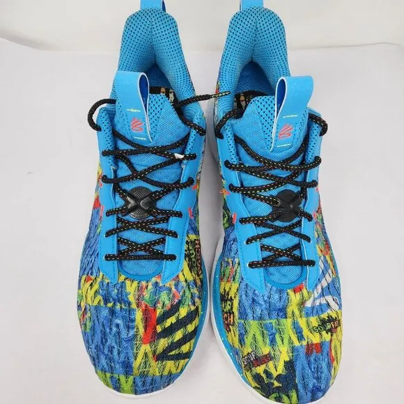 Under Armour Curry Flow 10 Sour Patch Kids sweet Basketball Shoes Men Size 14