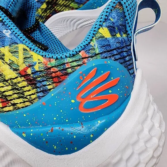 Under Armour Curry Flow 10 Sour Patch Kids sweet Basketball Shoes Men Size 14
