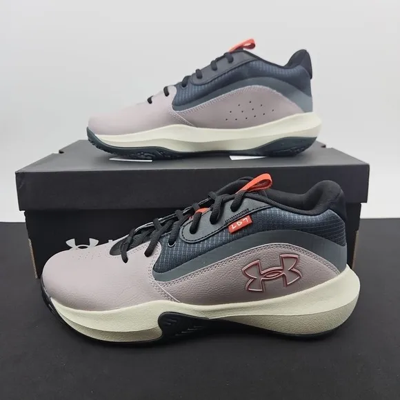 Under Armour Lockdown 7 Tetra Gray Basketball Shoes‎ 3028512-101 Men's Size 11