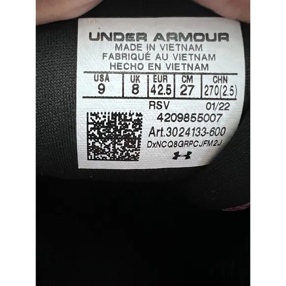 Under Armour Men's Essential Nm Walking Shoes Size 9