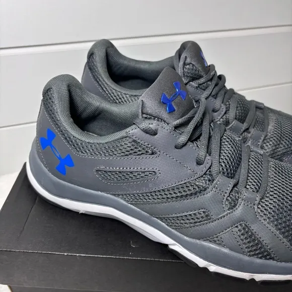 Under Armour Men's Multi-sport Gray Blue Training Shoes Size 11