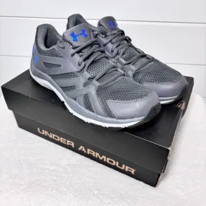 Under Armour Men's Multi-sport Gray Blue Training Shoes Size 11