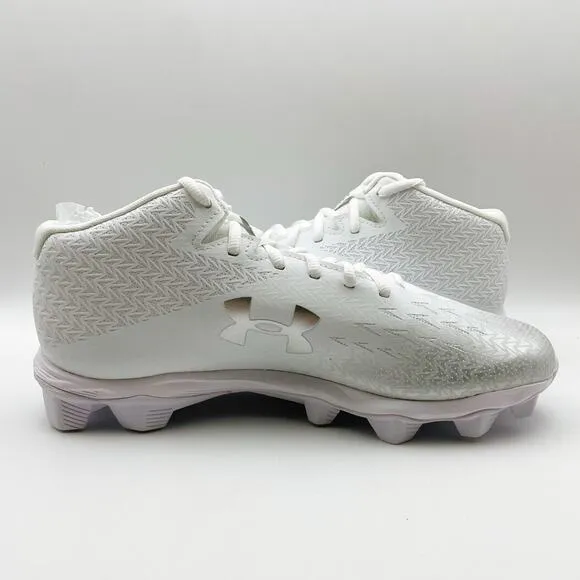 Under Armour Mens Spotlight Fran RM 4.0 Football Cleats US 13M EU 47.5 White EUC