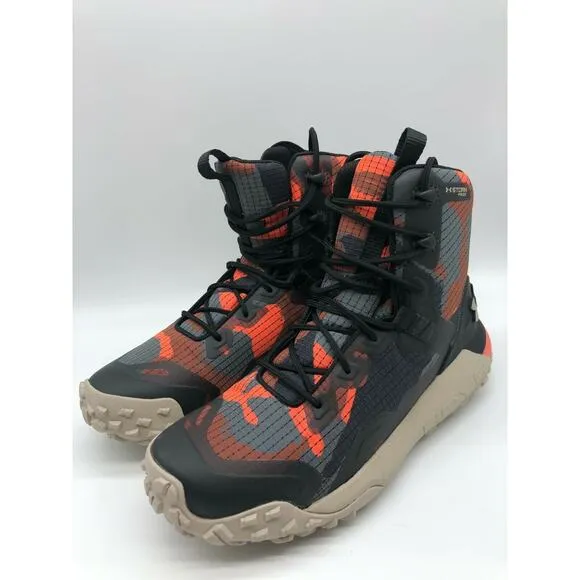 Under Armour UA HOVR Dawn Grid Boots Hiking Camo 3023688-600 Men's 6 Women's 7.5