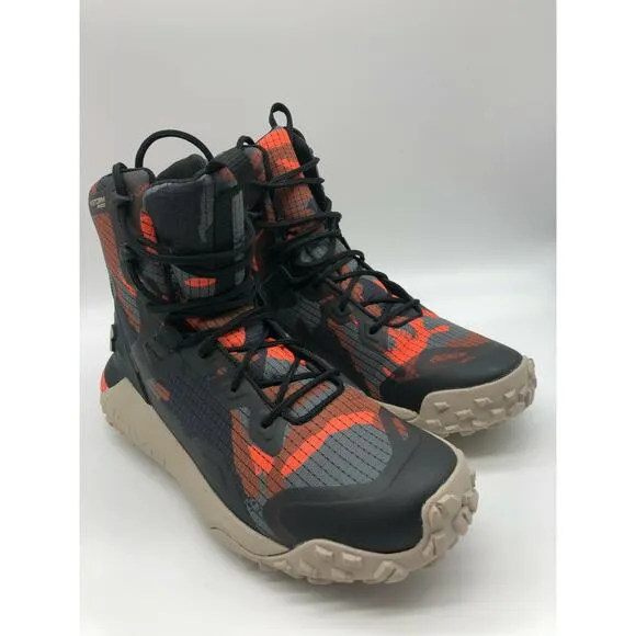 Under Armour UA HOVR Dawn Grid Boots Hiking Camo 3023688-600 Men's 6 Women's 7.5