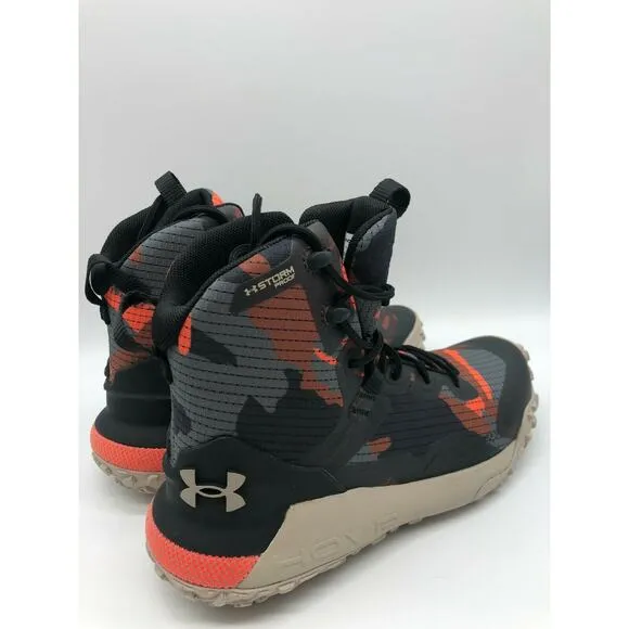 Under Armour UA HOVR Dawn Grid Boots Hiking Camo 3023688-600 Men's 6 Women's 7.5