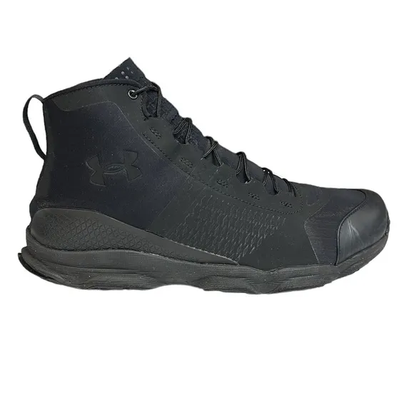 Under Armour UA SpeedFit Hike Mid Boots Triple Black #1257447-001 Size 12.5