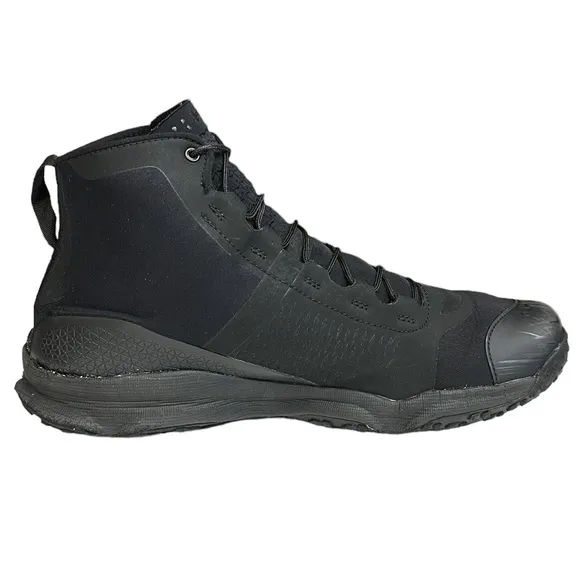 Under Armour UA SpeedFit Hike Mid Boots Triple Black #1257447-001 Size 12.5
