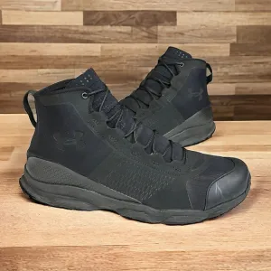 Under Armour UA SpeedFit Hike Mid Boots Triple Black #1257447-001 Size 12.5