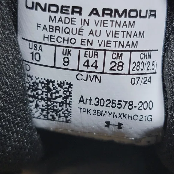 Under Armour UA Stellar G2 6&quot; Tactical Boots Hiking 3025578-200 Mens Size 10 New