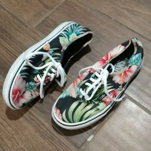 Vans 6 tropical sneakers floral Hawaiian vacation beach nautical skater shoes