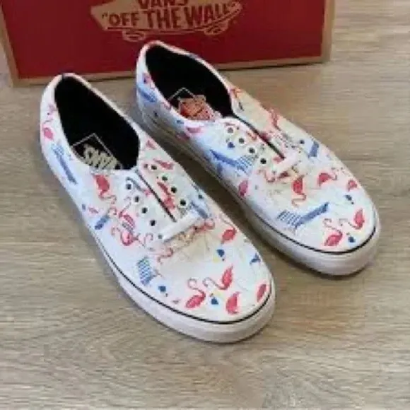 VANS | Authentic Pool Vibes Classic White Men’s Size 10 Beach Boho