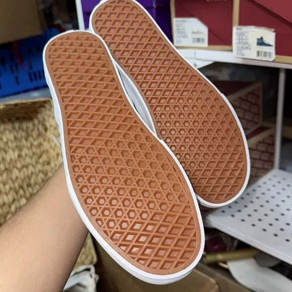 Vans Black Paisley Slip-On Shoes