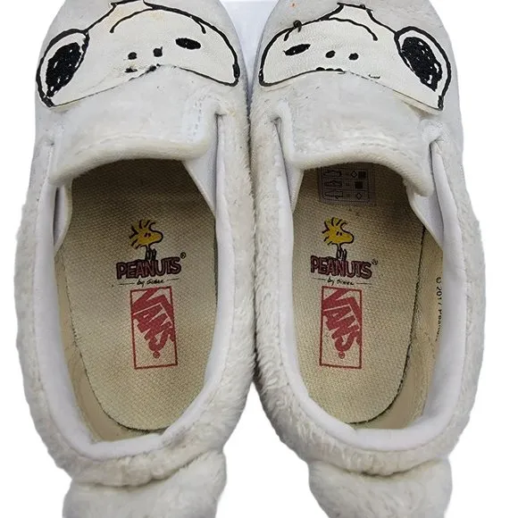 Vans Classic Slip On Peanuts Snoopy White Toddler