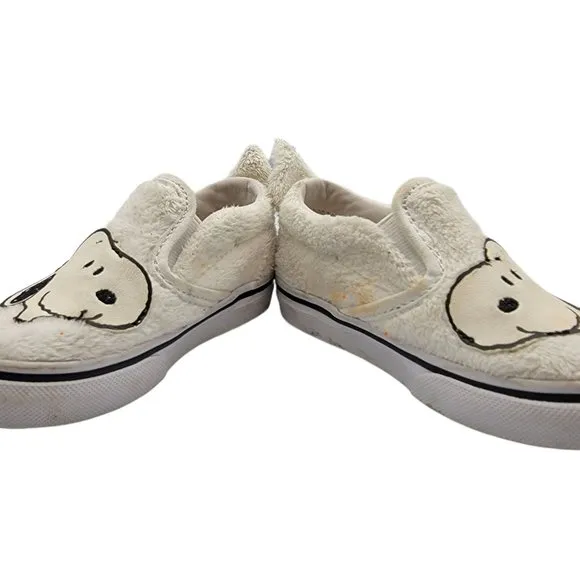 Vans Classic Slip On Peanuts Snoopy White Toddler