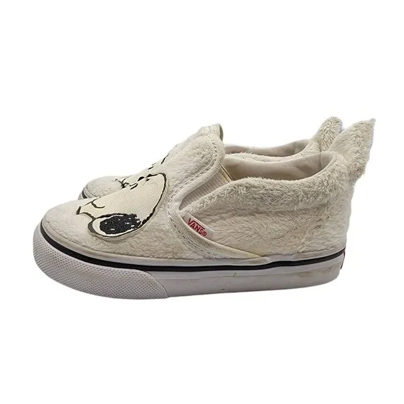 Vans Classic Slip On Peanuts Snoopy White Toddler