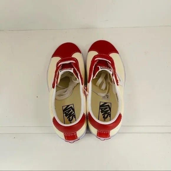 Vans Epoch Sport Racing Red White Sneakers Size 7 Women