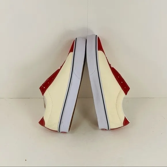 Vans Epoch Sport Racing Red White Sneakers Size 7 Women