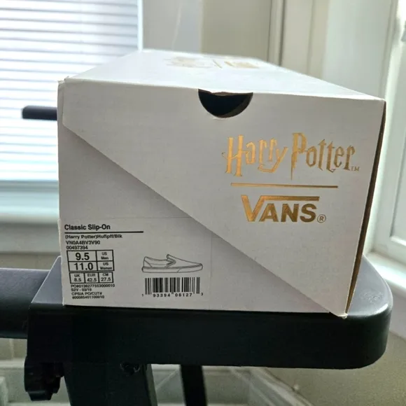 Vans Harry Potter Hufflepuff Black Slip-On Shoes