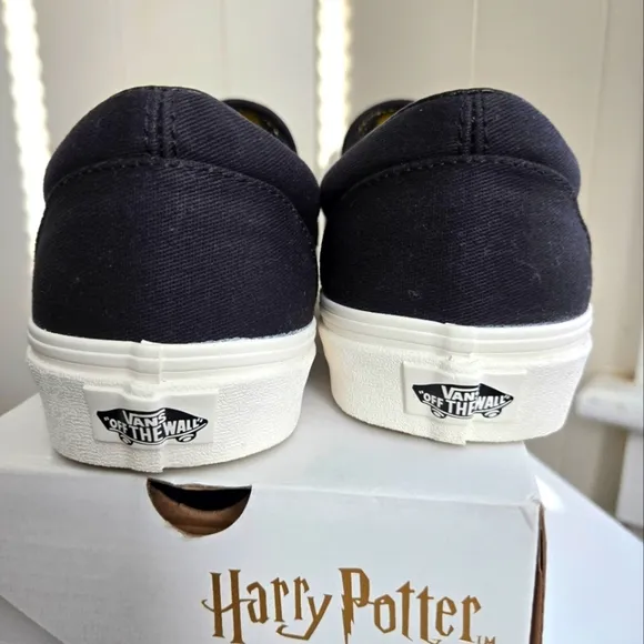 Vans Harry Potter Hufflepuff Black Slip-On Shoes