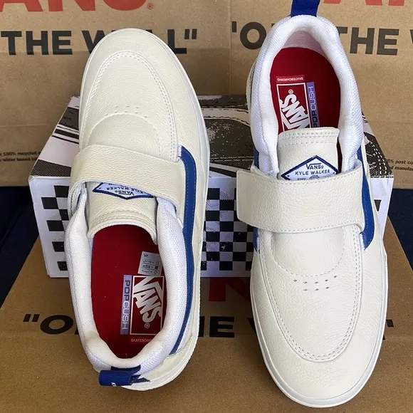 Vans Kyle 2 Sport Leather True Blue/White Mens