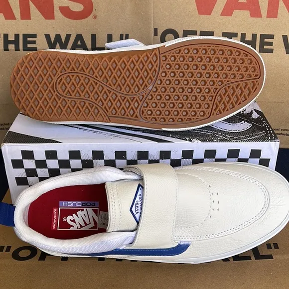 Vans Kyle 2 Sport Leather True Blue/White Mens