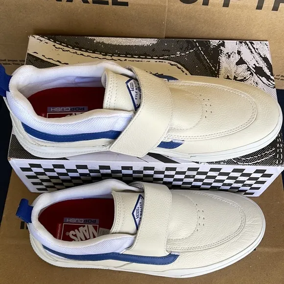 Vans Kyle 2 Sport Leather True Blue/White Mens